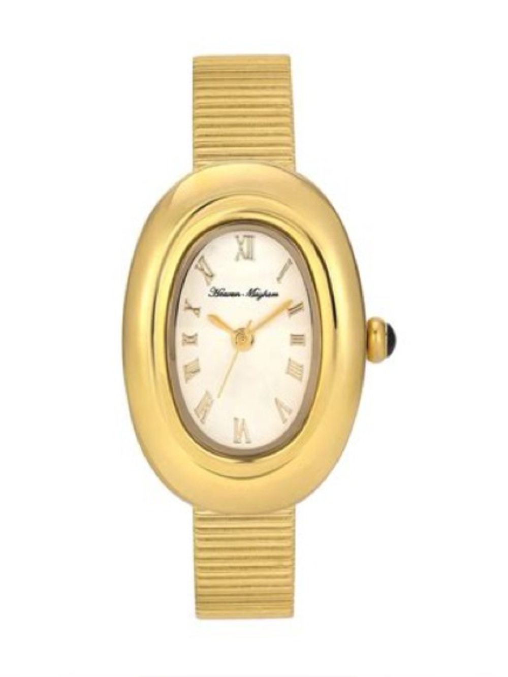 Gold Women's Oval Dress Watch - Heaven Mayhem Amara Watch